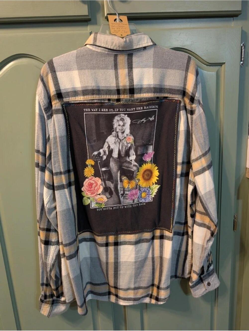 Dolly Upcycled Flannel Shacket